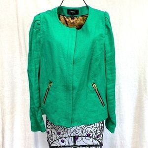 MNG suit green blazer size L